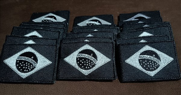 Bandeira Bordada Negativa