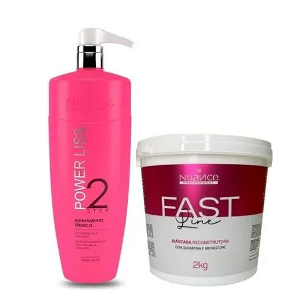 COMBO - Power Lyss Semi Definitiva + Hidratação Fast Line 2 kg