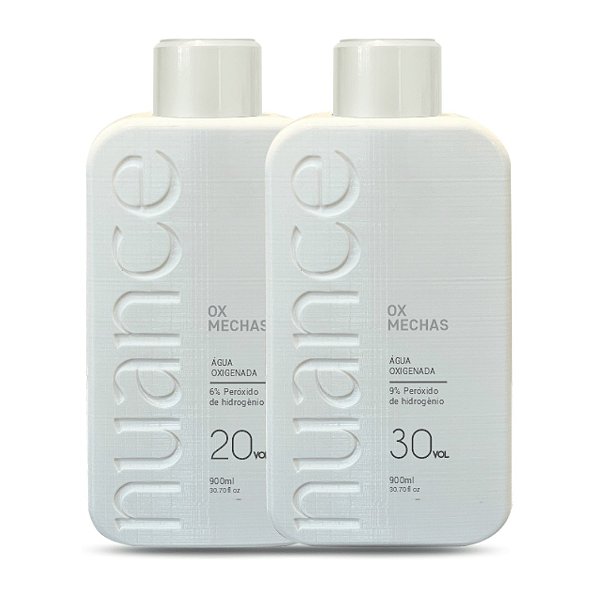 Kit Agua Oxigenada com 2 und 900 ml Nuance