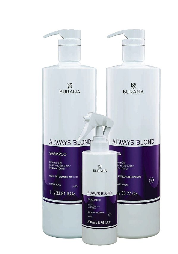 Kit Always Blond Profissional 3x1 Burana