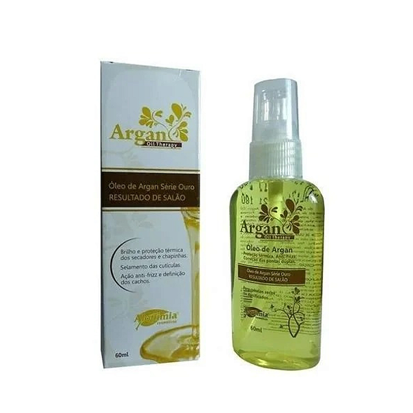 Óleo de Argan Capilar Série Ouro 60 ml Alquimia