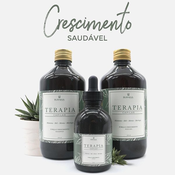Terapia Capilar Crescimento e Antiqueda 3x1