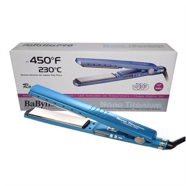 Prancha Titanium Original 450 g 1/4 Tradicional Baby Lyss Pró