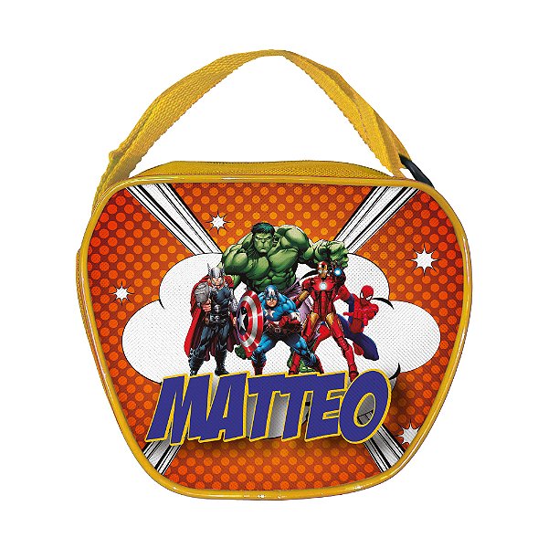 AL245 - Bolsa Infantil de Mão Personalizada com Sublimação - Heróis