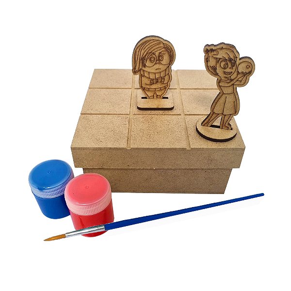 Al097 - Lembrancinha Jogo da Velha 3d - Tema Divertidamente