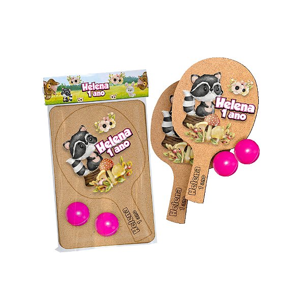 AL180 - Lembrancinha Ping Pong Personalizado com dtf uv