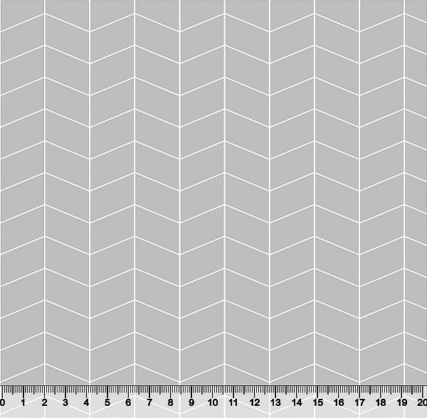 Tecido Tricoline Retângulos Mosaico fundo Cinza