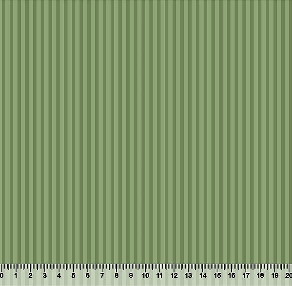Tecido Tricoline Listrado Verde com Verde