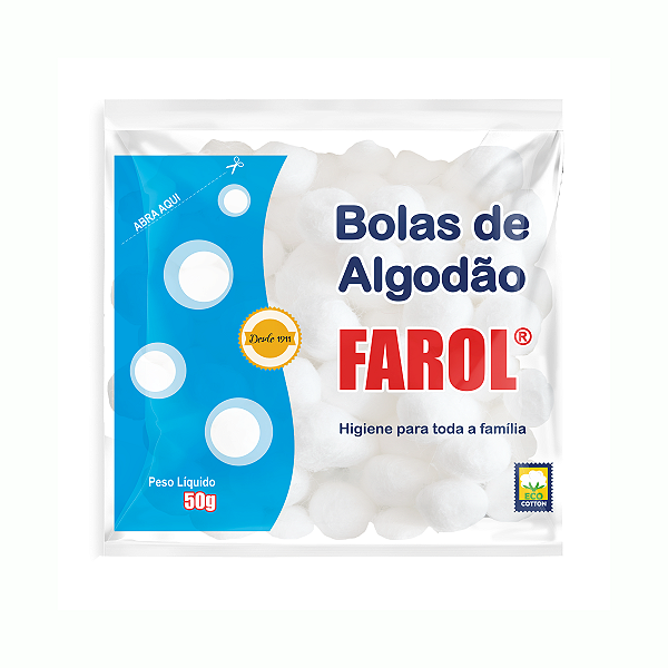 Algodão Bola 50g Farol