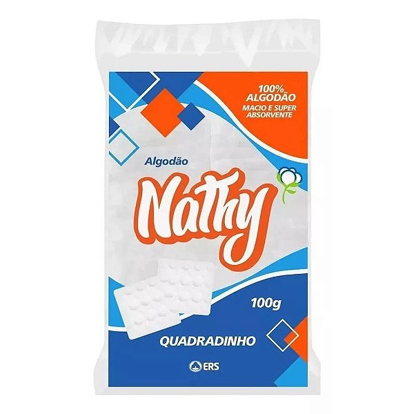 KIT COM 2 UN QUADRADINHO NATHY LIMPEZA  100GA All Magazine é uma loja virtual de tecidos, artesanatos e produtos de cama, mesa e banho. Estamos presente no Google e na Shopee como a loja de algodõa hidrófilo mais bem avaliada do mercado. Além disso, somos