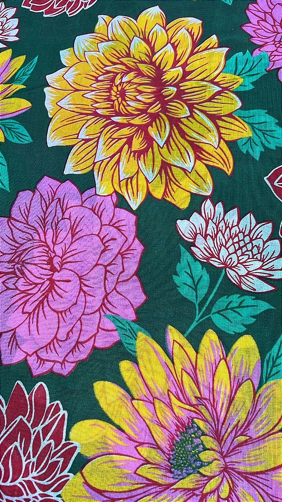 TECIDO CHITA / CHITÃO ESTAMPADO 100% ALGODÃO