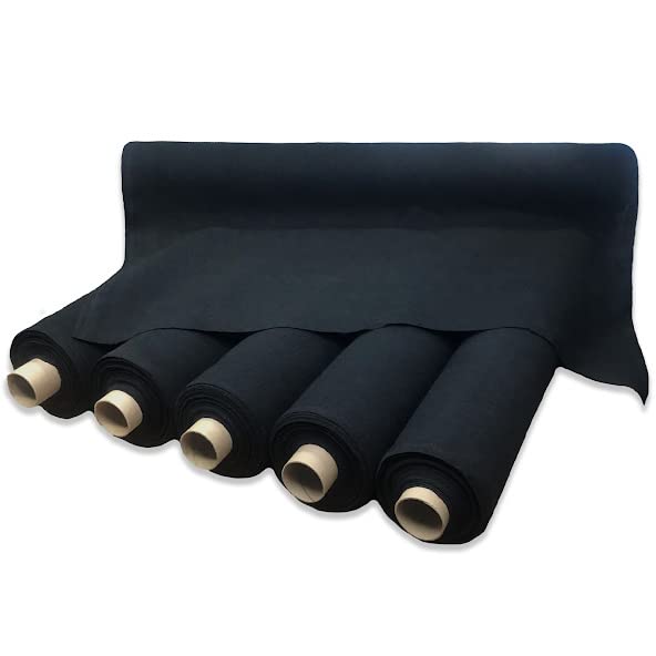 Tecido Pano de Copa Liso Preto Pé de Galinha