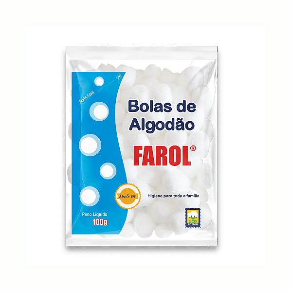 Algodão Bola 100g Farol