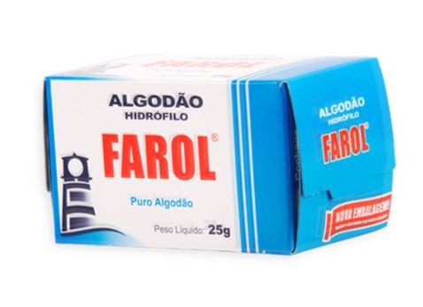 Algodão Caixa 25g Farol