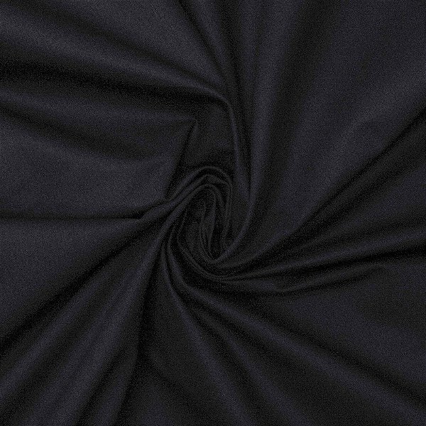 Tecido Sarja 100% algodão Liso Preto