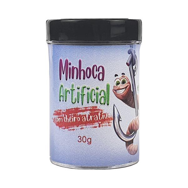 Minhoca Artificial com Atrativo 30g