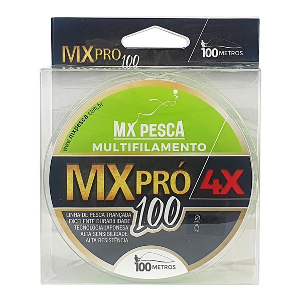 Linha MX Pró 4X 100m Verde - 0.15mm