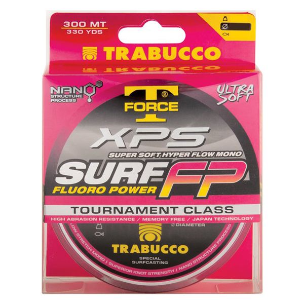 Linha Trabucco XPS Surf FP Nano 300m Rosa - 0.20mm