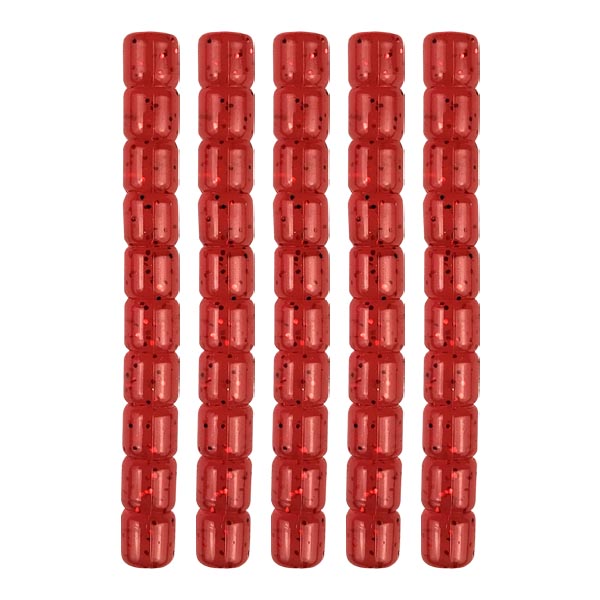 Kit Atrativo Chumbada 5mm - Vermelho Holográfico