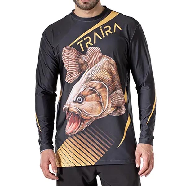 Camiseta Básica Oro Traíra ML Masculina
