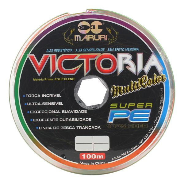 Linha Maruri Victoria 8X 100m Multicolor - 0.18mm 22lb