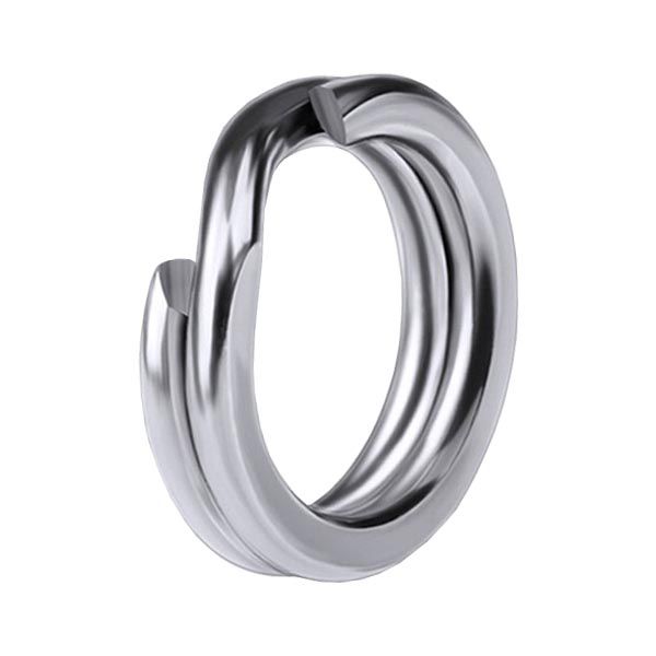 Argola Split Ring Inox 6mm 40lb - 9pçs