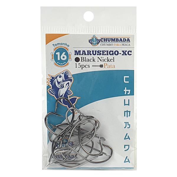 Anzol Maruseigo BN Chapinha sem Olhal - 15pçs