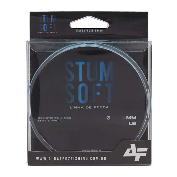 Linha Albatroz Stum Soft 300m Azul - 0.28mm
