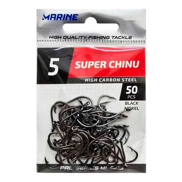 Anzol Marine Super Chinu Black Nickel