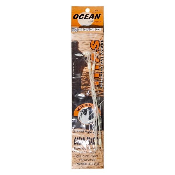 Chicote Nylon Reforçado Titan 70/50mm 2 Anzóis - 2pçs