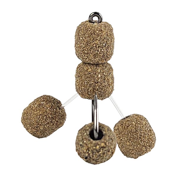 Anzol Anteninha Barão Chifrão 2/0 - Empanada Ração 10mm Clara
