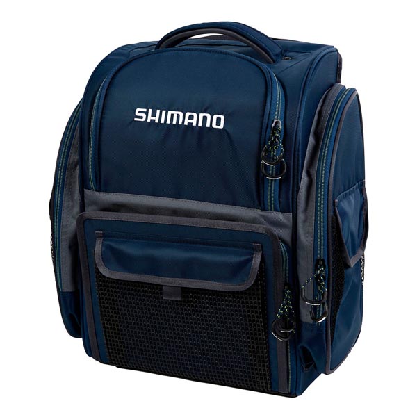Mochila de Pesca Shimano Back Pack XL com 4 Estojos - Azul