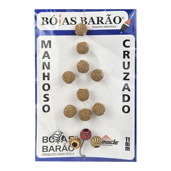 Chicote Manhosinho Barão Cruzado 11mm - Empanado Escuro