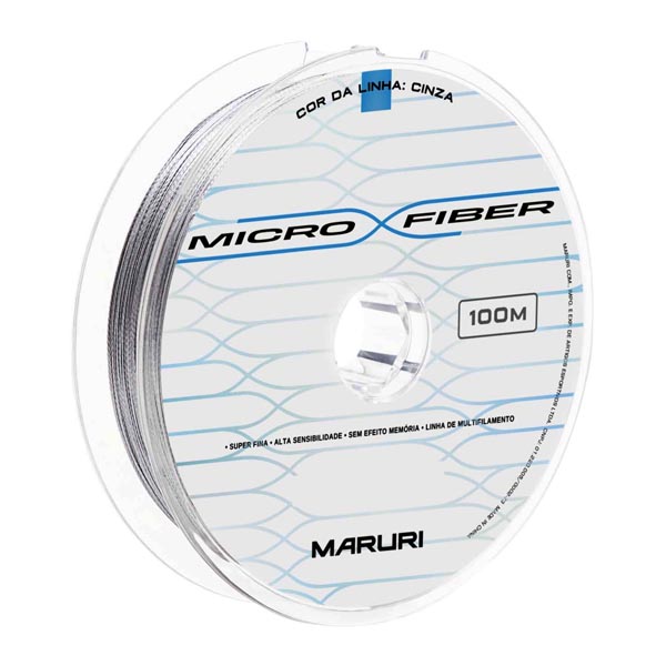 Linha Maruri Micro Fiber Cinza 100m - 0.12mm