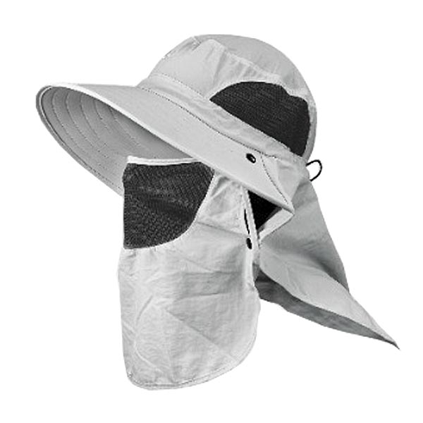 Chapéu com Proteção Albatroz MZ-171 - Cinza Claro