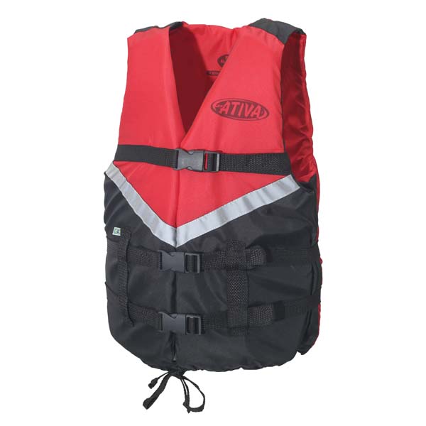 Colete Náutico Ativa Canoa 2.0 90kg - Vermelho