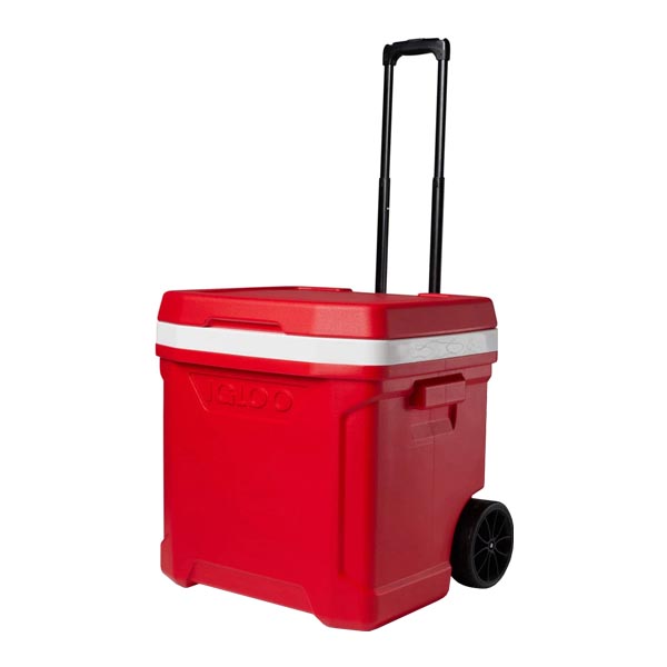 Caixa Térmica Igloo com Rodas Profile II 60QT 56L - Vermelho