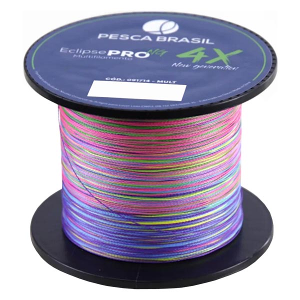 Linha Pesca Brasil Eclipse Pro 4X Multicolor 500m - 0.40mm