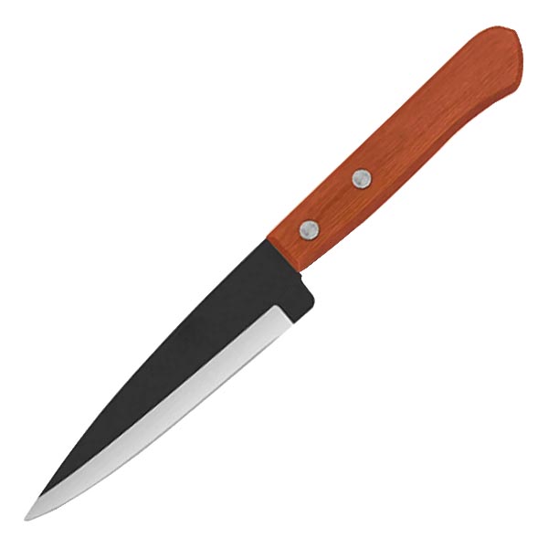 Faca Multiuso Cabo de Madeira 5" 12.7cm