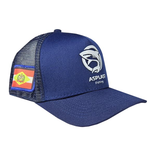 Boné Asplast Fishing Azul