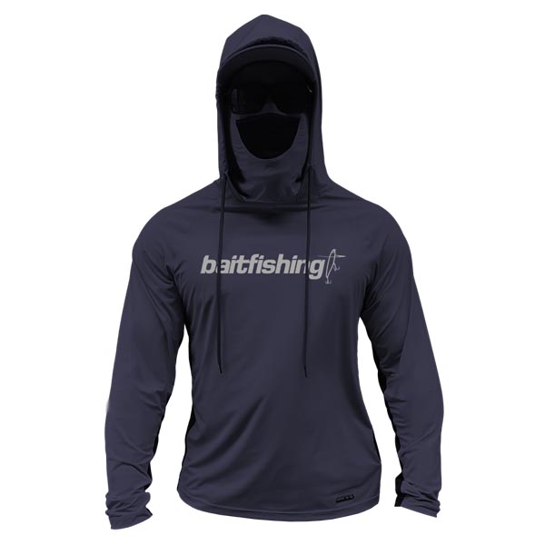 Camiseta Bait Fishing Armura Icy Hoodie Marinho/Cinza