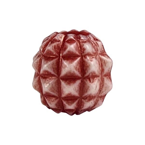 Miçanga Barão Mini Abacaxi Branco Vermelho - 10pç