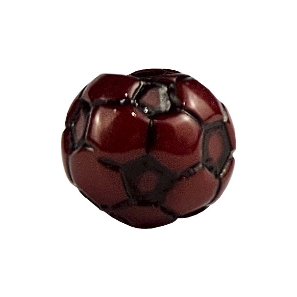 Miçanga Barão Bola de Futebol Original Vermelho - 10pç