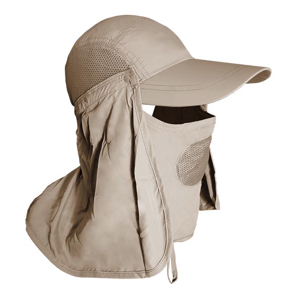 Boné com Proteção Albatroz Multi 01 - Caqui