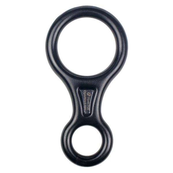 Freio Oito Alpen Pass Ogre Black Aço Carbono 80kn