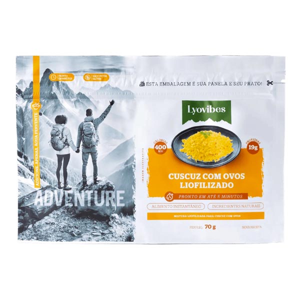 Refeição Cuscuz com Ovos Liofilizada Lyovibes 70g