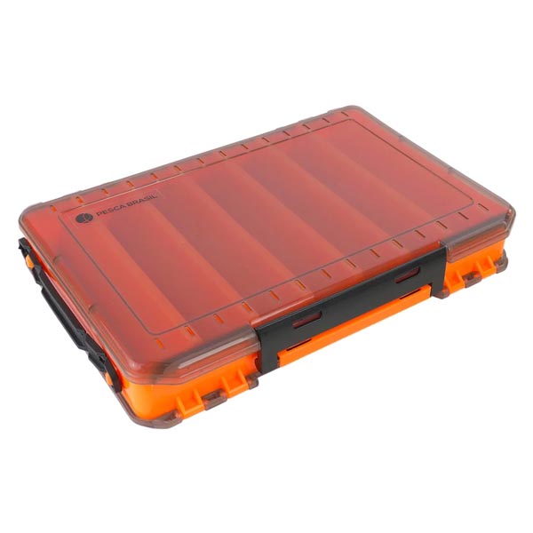 Estojo para Isca PB Bait Box M - Laranja