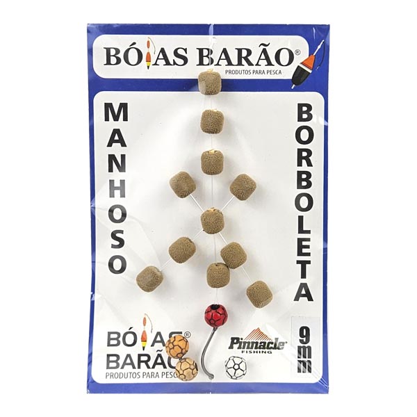 Chicote Manhosinho Barão Borboleta 9mm - Ração Bola Vermelha