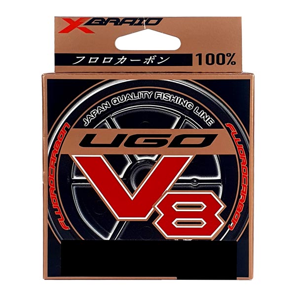 Linha Fluorocarbon X-Braid Ugo V8 100m - 10lb 0.26mm
