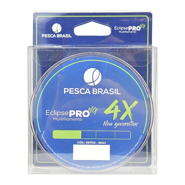 Linha Pesca Brasil Eclipse Pro 4X Verde 150m - 0.18mm